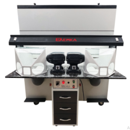 ماكنة تلميع فراشات مقعدين مع ماتور